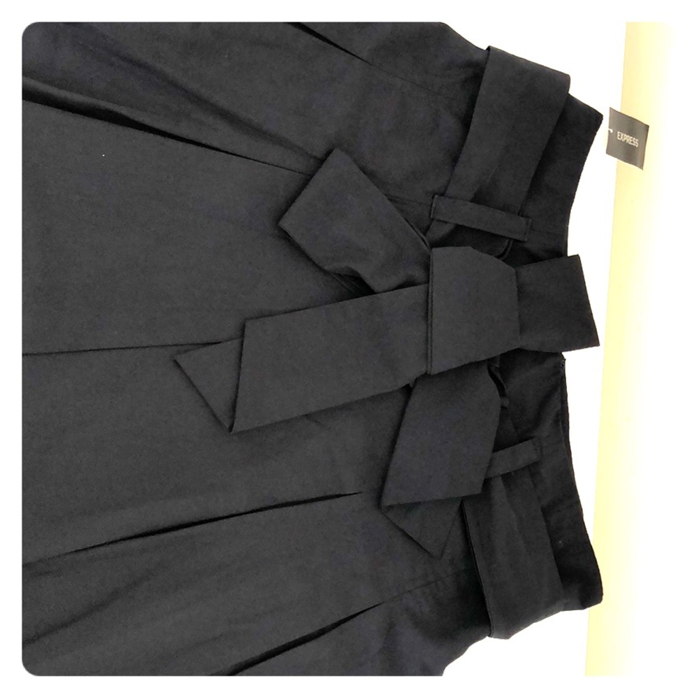 Black flare skirt from Express